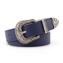 Load image into Gallery viewer, Women's Retro Pin Buckle Belt Vintage Carved  PU Leather Gothic Casual Fashion All-Match Belt Dress Waistband Luxury
