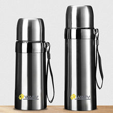 Load image into Gallery viewer, 350/500/750ML Large Capacity Bullet Thermos Bottle Stainless Steel Water Bottle for Girl Portable Vacuum Flasks Keep Warm&amp;Cold
