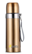 Load image into Gallery viewer, 350/500/750ML Large Capacity Bullet Thermos Bottle Stainless Steel Water Bottle for Girl Portable Vacuum Flasks Keep Warm&amp;Cold
