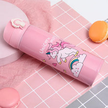 Load image into Gallery viewer, 350ML Children's Thermos Bottle Unicorn Water Bottle For Children Stainless Steel Drinkware School Water Bottle For Girls Kids
