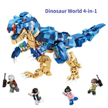 Load image into Gallery viewer, Building Blocks Tyrannosaurus Dinosaur World Series 4-in-1 Doll Toy Children's Educational Toys
