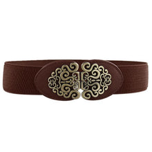 Load image into Gallery viewer, Alloy Flower Vintage Leather Belt Straps For Women
