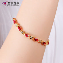 Load image into Gallery viewer, Ornament Alloy Girls' Jewelry Whole Fashion Retro Imitation Ruby Bracelet for Women
