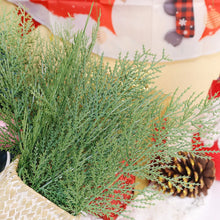 Load image into Gallery viewer, 35CM Simulated Pine Branches Christmas Tree Wreath Decoration Artificial Green Plants Home Garden Party Xmas Ornament Supplies
