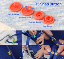 Load image into Gallery viewer, 360/150/50 Sets T5 Plastic Snap Button with Snaps Pliers Tool Kit &amp; Organizer Containers,Easy Replacing Snaps,DIY Family Tailor
