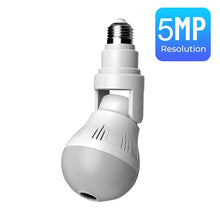 Load image into Gallery viewer, 360 Wifi Panorama Camera Lamp 3MP Panoramisch Night Vision Two Way Audio Home Security Video Surveillance Fisheye Lamp Wifi Camera
