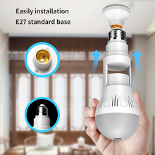 Load image into Gallery viewer, 360 Wifi Panorama Camera Lamp 3MP Panoramisch Night Vision Two Way Audio Home Security Video Surveillance Fisheye Lamp Wifi Camera
