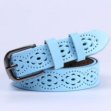 Load image into Gallery viewer, Women Fashion Wide Genuine Leather Belt Without Drilling Luxury Jeans Belts Female Quality Straps
