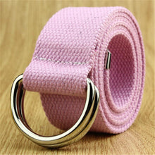 Load image into Gallery viewer, Jeans Canvas Military Belt Double D-ring Buckle Casual Women Belt Web Men
