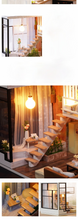Load image into Gallery viewer, Dollhouse Miniature with Furniture, DIY Dollhouse Kit Plus Dust Proof and Music Movement,

