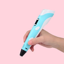 Load image into Gallery viewer, 3D Pen 3D DIY Drawing Pen With LCD Screen Compatible PLA Filament Toys Safe 3D Pen for Children Kids Christmas Birthdy Gift
