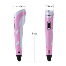 Load image into Gallery viewer, 3D Pen DIY 3D Printer Pen Drawing Pens 3d Printing Best for Kids With ABS Filament 1.75mm Christmas Birthday Gift Kids Toy
