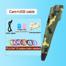 Load image into Gallery viewer, 3D Pen DIY Drawing Pen With LCD Screen Compatible PLA Filament Toys Safe Paiting for Children Kids Christmas Birthday Gift
