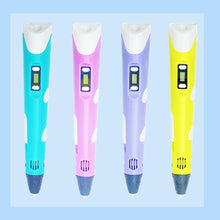 Load image into Gallery viewer, 3D Pen For Children Kids Diy Printing LED Pencils Printer Draw Gel Arts Crafts Toys for Cute Novelty Gift Professional Painting
