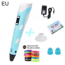 Load image into Gallery viewer, 3D Pen Kids Creative 3D Drawing Printing Pen with PLA Filament Kids Toys Christmas Birthday Gift
