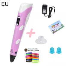 Load image into Gallery viewer, 3D Pen Kids Creative 3D Drawing Printing Pen with PLA Filament Kids Toys Christmas Birthday Gift
