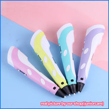 Load image into Gallery viewer, 3D Pen Kids DIY Printer Pen Children Drawing Pens With LCD Screen PLA Filament 1.75mm Printing Birthday Christmas Gift For Kids
