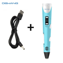Load image into Gallery viewer, 3D Pen Kids Drawing Set 3D Printer Pen with USB RP800A  PLA  ABS Filament DIY Toys Birthday Gift Drawing Pen 3D Printing Pen

