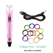 Load image into Gallery viewer, 3D Pen Kids Drawing Set 3D Printer Pen with USB RP800A  PLA  ABS Filament DIY Toys Birthday Gift Drawing Pen 3D Printing Pen
