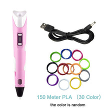 Load image into Gallery viewer, 3D Pen Kids Drawing Set 3D Printer Pen with USB RP800A  PLA  ABS Filament DIY Toys Birthday Gift Drawing Pen 3D Printing Pen
