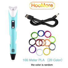 Load image into Gallery viewer, 3D Pen Kids Drawing Set 3D Printer Pen with USB RP800A  PLA  ABS Filament DIY Toys Birthday Gift Drawing Pen 3D Printing Pen

