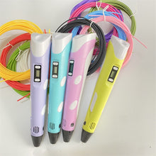 Load image into Gallery viewer, 3D Pen Printing Pencils OLED Display Gel Art Craft Printer PLA ABS Filament 3D Drawing Print For Kids/Adults Creative Draw Paint
