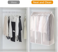 Load image into Gallery viewer, 3D Zipper Clothes Dust Cover Clothes Storage Wardrobe Suit Case Cover Home Organizer Bags Dress Suits Garment Bags for Clothes
