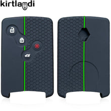 Load image into Gallery viewer, 4 Buttons Silicone Car Key Case Cover For Renault Duster Captur Clio Logan Megane 1 2 3 Koleos Scenic Nema Fluence Zoe Accessory
