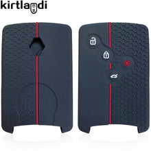 Load image into Gallery viewer, 4 Buttons Silicone Car Key Case Cover For Renault Duster Captur Clio Logan Megane 1 2 3 Koleos Scenic Nema Fluence Zoe Accessory
