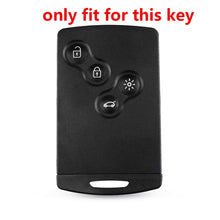 Load image into Gallery viewer, 4 Buttons Silicone Car Key Case Cover For Renault Duster Captur Clio Logan Megane 1 2 3 Koleos Scenic Nema Fluence Zoe Accessory
