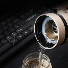 Load image into Gallery viewer, 400ML Thermos Bottle Stainless Steel Vacuum Flask Tea Cup With Filter Business Water Bottle With Rope Portable Car Travel Mug
