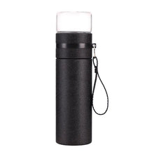 Load image into Gallery viewer, 400ML Thermos Bottle Stainless Steel Vacuum Flask Tea Cup With Filter Business Water Bottle With Rope Portable Car Travel Mug
