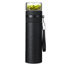 Load image into Gallery viewer, 400ML Thermos Bottle Stainless Steel Vacuum Flask Tea Cup With Filter Business Water Bottle With Rope Portable Car Travel Mug
