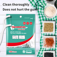 Load image into Gallery viewer, 400pcs Dental Floss Picks Disposable Dental Flosser Toothpick with Threads Clean Between Brush for Tooth Floss Brush 0ral irrigator
