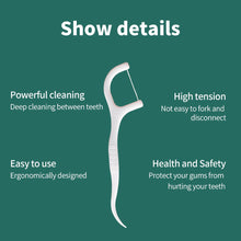Load image into Gallery viewer, 400pcs Dental Floss Picks Disposable Dental Flosser Toothpick with Threads Clean Between Brush for Tooth Floss Brush 0ral irrigator
