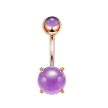 Load image into Gallery viewer, 1pc Women Beauty Belly Navel Piercing Ring Surgical Steel Rhinestone Sexy Navel Button Rings Body Jewelry Pendientes 14G Earring
