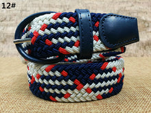 Load image into Gallery viewer, Elastic Casual Weaving Belt Men's Anti-Allergy Belt Korean Style Women's

