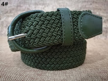 Load image into Gallery viewer, Elastic Casual Weaving Belt Men's Anti-Allergy Belt Korean Style Women's
