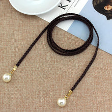 Load image into Gallery viewer, Ladies Boutique Dress Waist Belt Beads Decorative Long Waist Chain Accessories
