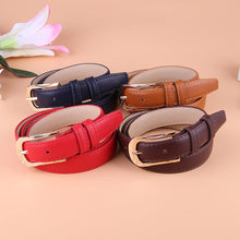 Load image into Gallery viewer, Korean Style Versatile Women's Wide Belt PU Leather Decorative Pin Buckle Casual Belt Women
