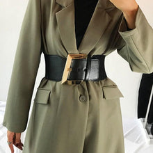 Load image into Gallery viewer, Ladies Fashion Geometric Elastic Waist Belt Coat Skirt Exaggerated Belt
