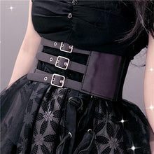 Load image into Gallery viewer, Fashion Corset Punk Goth Goth Retro Outdoor Wear Seal Waist Cool Belt Wide Corset Female
