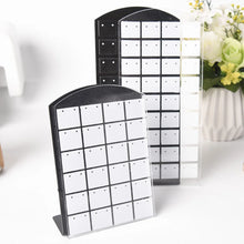 Load image into Gallery viewer, 48/72 Holes Portable Earrings Ear Studs Holder Jewelry Display Holders Plastic Earring Showcase Storage Rack Organizer Stand Box
