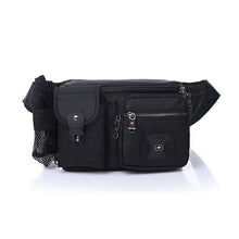 Load image into Gallery viewer, Small Black Sport Outdoor  Polyamides and Nylon Messenger bag
