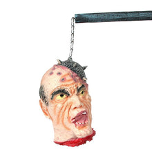 Load image into Gallery viewer, Horror Hanging Prop Terror Halloween Skull Necklace Skull Ghost Festival Trick Toy Haunted House Decorations Horror Scary Props
