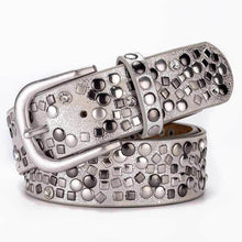 Load image into Gallery viewer, Rivet Studded Belt Women Punk Gothic Waistband Retro Vintage Leather
