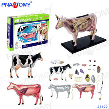 Load image into Gallery viewer, 4D MASTER Animal Puzzle Cow Toys veterinary Anatomical Models Detachable DIY Children Gifts Educational Tool School Used 26100
