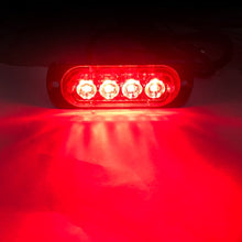 Load image into Gallery viewer, 4LED Car Strobe Warning Light Grill Flashing Breakdown Emergency Light for 12v Truck Trailer Police Beacon Lamp Signal TAILLIGHT
