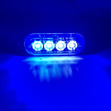 Load image into Gallery viewer, 4LED Car Strobe Warning Light Grill Flashing Breakdown Emergency Light for 12v Truck Trailer Police Beacon Lamp Signal TAILLIGHT
