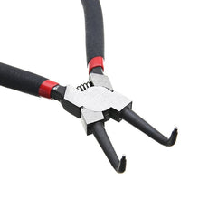 Load image into Gallery viewer, 4Pcs Circlip Plier Set 7'' Long Nose Plier Staight Bent Plier Inner Outer   Staight Bent Plier Retaining Snap Ring Remover Tool
